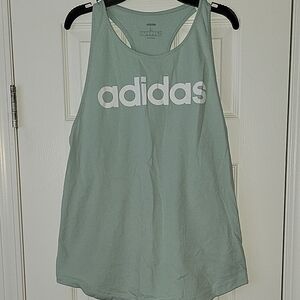 Adidas Women's Mint Green Racer Back Tank Top